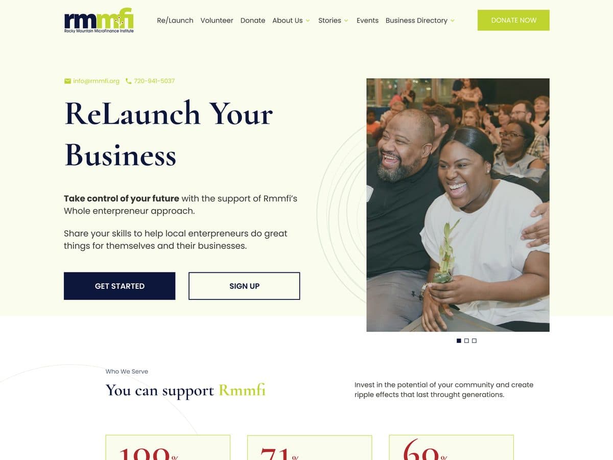 RMMFI website design