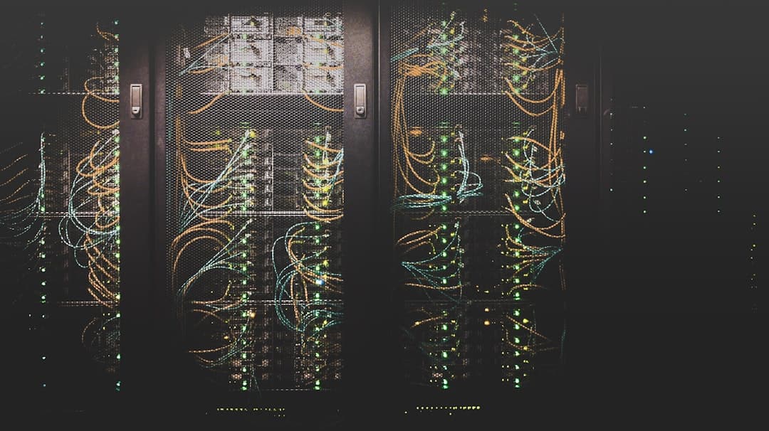 Global network data center servers powering a CDN