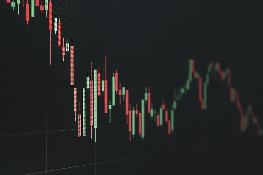 Financial charts and analysis representing financial consulting website design