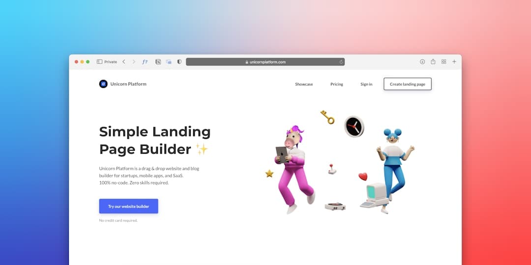 Designer reviewing AI-generated website on laptop