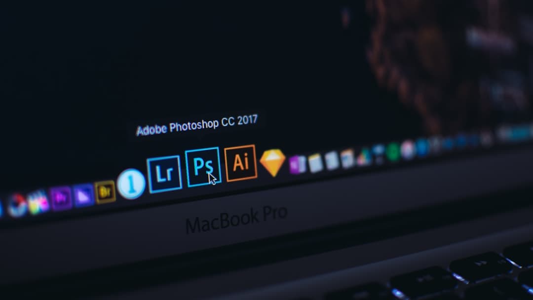 Designer working on MacBook Pro
