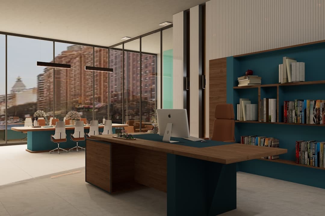 Design agency team at a workspace