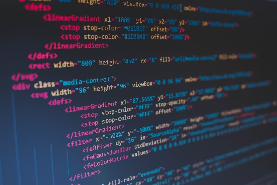 CSS code on a developer screen