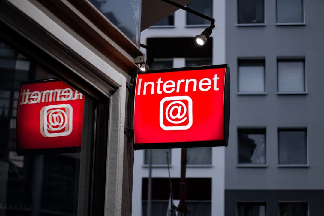 Domain name and internet connection concept