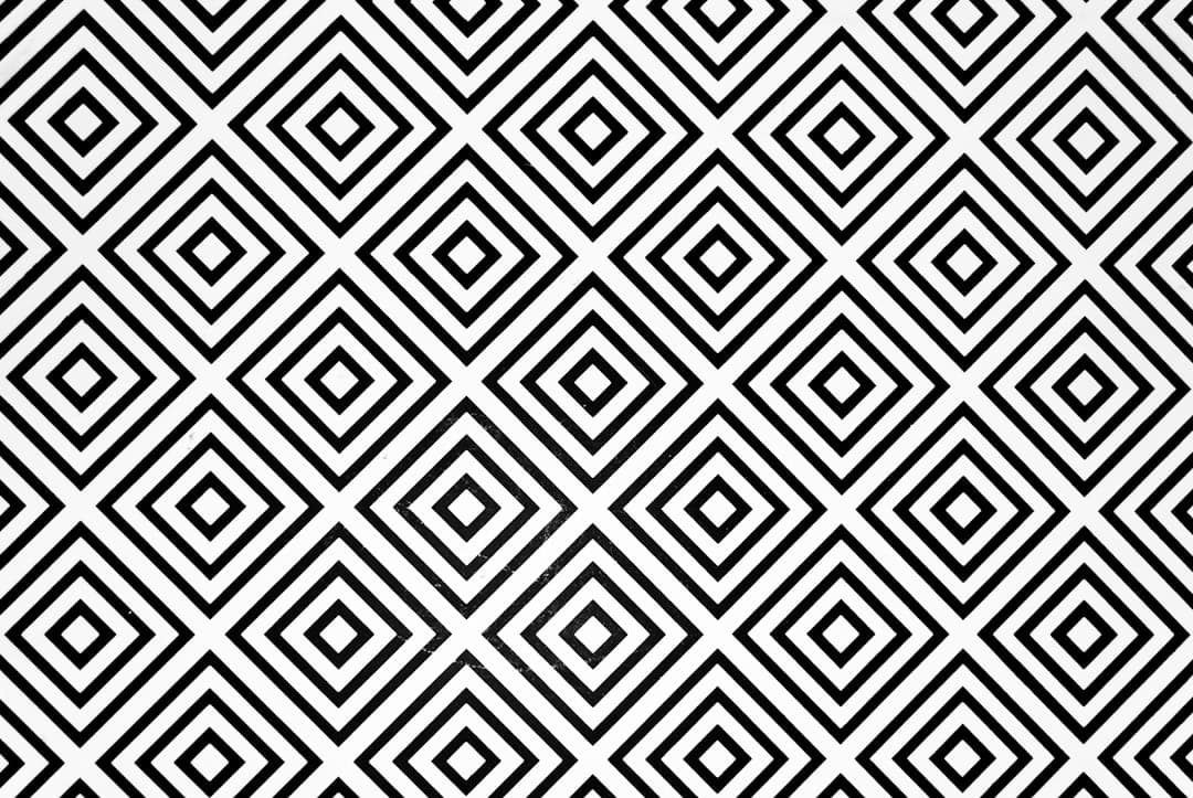 Grid systems in web design shown as a geometric layout